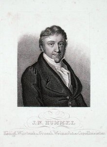 Johann Nepomuk Hummel (1778-1837) (grafika) autorstwa German School