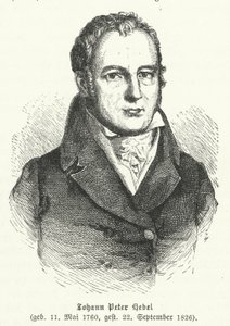 Johann Peter Hebel, niemiecki poeta autorstwa German School