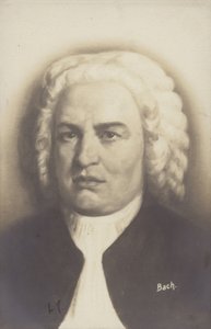 Johann Sebastian Bach, niemiecki kompozytor, organista, klawesynista, altowiolista i skrzypek epoki baroku (1685-1750) autorstwa German School