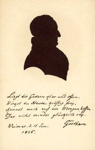 Johann Wolfgang von Goethe (litografia) autorstwa German School