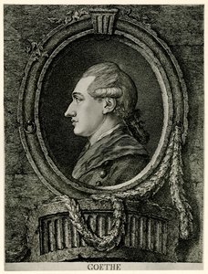Johann Wolfgang von Goethe autorstwa German School