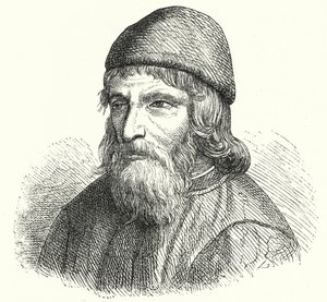 Johannes Trithemius, niemiecki opat benedyktynów i erudyta (rytownictwo) autorstwa German School