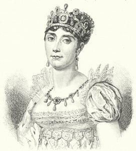 Josephine de Beauharnais, pierwsza żona Napoleona I (grafika) autorstwa German School