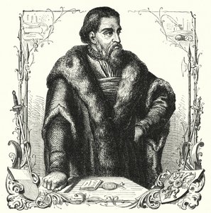 Jurgen Wullenwever, burmistrz Lubeki stracony jako zdrajca i anabaptysta (rycina) autorstwa German School