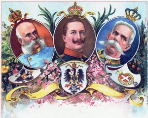 Kaiser Wilhelm II i jego sojusznicy, 1899 autorstwa German School