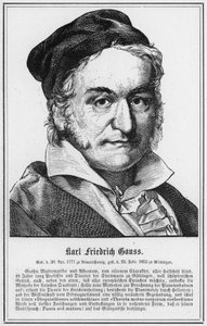 Karl Friedrich Gauss (grafika) autorstwa German School