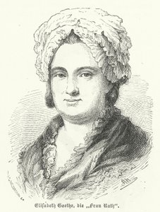 Katharina Elisabeth Goethe, matka niemieckiego pisarza Johanna Wolfganga Goethe autorstwa German School
