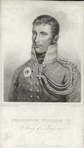 Król Fryderyk Wilhelm III Prus autorstwa German School