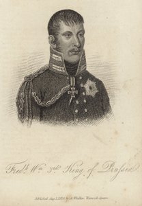 Król Fryderyk Wilhelm III Prus autorstwa German School