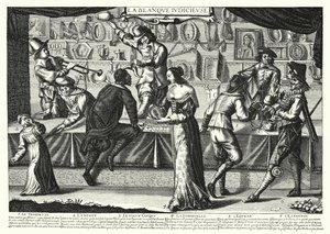 The Judicious Blanque (grawerunek) autorstwa German School