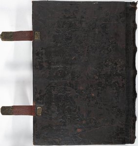 Lewis E 161, Mszał, tylna okładka, Frankonia, prawdopodobnie Forchheim, Niemcy autorstwa German School