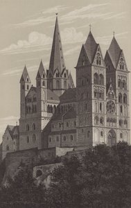 Katedra w Limburgii, Hesja, Niemcy (lito) autorstwa German School