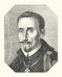 Lope de Vega, hiszpański poeta i dramaturg (grafika) autorstwa German School