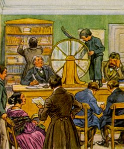 Lotterie / Loteria (druk kolorowy) autorstwa German School