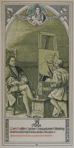 Obraz Lucasa Cranacha ok. 1520-30 portret Joachima I Nestora, elektora brandenburskiego, 1906 autorstwa German School