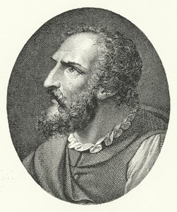 Ludovico Ariosto, włoski poeta (grafika) autorstwa German School