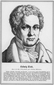 Ludwig Tieck (grafika) autorstwa German School