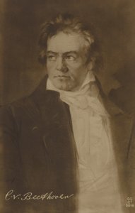 Ludwig van Beethoven, niemiecki kompozytor i pianista (1770-1827) autorstwa German School