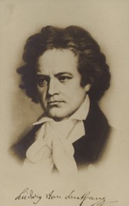 Ludwig van Beethoven, niemiecki kompozytor i pianista (1770-1827) autorstwa German School
