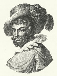 Luis de Camoes , portugalski poeta (grafika) autorstwa German School