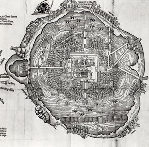 Mapa Tenochtitlan z 