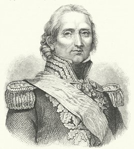 Marszałek Nicolas Soult, francuski żołnierz (grafika) autorstwa German School