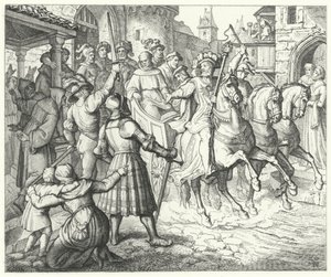 Przyjęcie Marcina Lutra w Wormacji, 1521 autorstwa German School