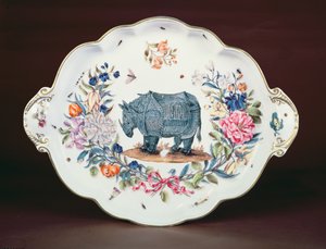 Stojak Miśnia na centralny element usługi Northumberland, c.1745 (porcelana)