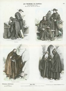 Męskie stroje zakonów chrześcijańskich