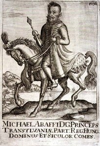 Michael Apafi (1632-90) Książę Transylwanii, ilustracja z książki o kampaniach osmańskich w Europie, grawerowana przez Paula Fursta (ok. 1605-66)