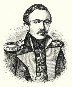 Michaił Lermontow, rosyjski poeta, pisarz i malarz autorstwa German School