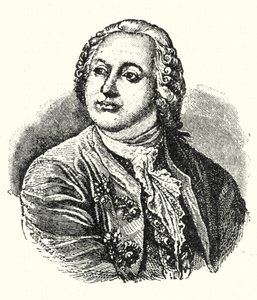 Michaił Łomonosow, rosyjski pisarz i naukowiec (grafika) autorstwa German School