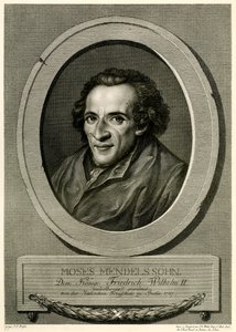 Mojżesz Mendelssohn autorstwa German School