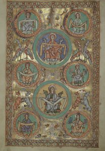 Pani Czart. 1207 IV, k.11v Życie Chrystusa według św. Mateusza, z Ewangeliarium katedry płockiej, ok.1075 autorstwa German School