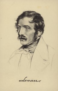 Nikolaus Lenau (1802-1850), austriacki poeta (litografia) autorstwa German School
