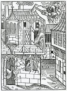 O bostynge lub hauynge ufności w fortunę, ilustracja z angielskiego przekładu „Statek głupców” Aleksandra Barclay