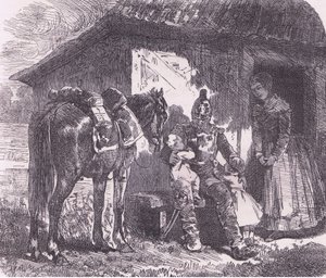 Do wojny, Cassells History of the War between France and Germany wydana przez Cassell and Company Limited, c.1890 (litografia) autorstwa German School