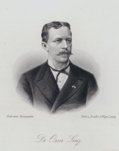 Oskar Lenz, niemiecko-austriacki geolog i mineralog (rytownictwo) autorstwa German School