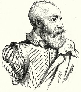 Petrus Ramus , francuski humanista i logik zabity w masakrze w dniu św. Bartłomieja (grafika) autorstwa German School