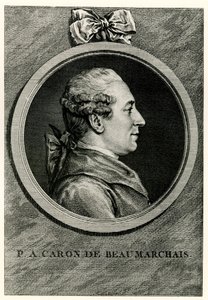 Pierre-Augustin Caron de Beaumarchais autorstwa German School
