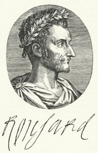 Pierre de Ronsard , francuski poeta (grafika) autorstwa German School