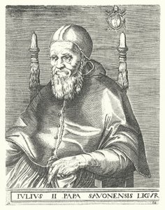 Papież Juliusz II (rycina) autorstwa German School