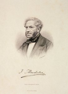 Portret Ignaza Moschelesa (1794-1870) autorstwa German School