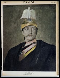 Portret cesarza Wilhelma II (1859-1941) z młodości, 1905 autorstwa German School