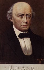 Portret Ludwiga Uhlanda autorstwa German School