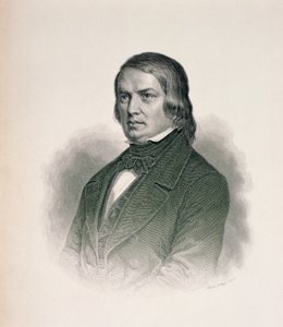 Portret Roberta Schumanna (1810-56) autorstwa German School