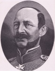 Książę Albert z Prus, Cassells History of the War between France and Germany opublikowany przez Cassell and Company Limited, c.1890 (lito) autorstwa German School