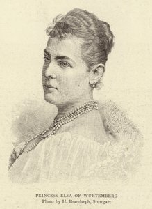 Księżniczka Elsa z Wirtembergii autorstwa German School