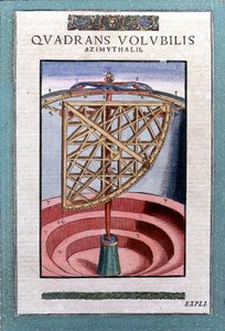 Azymutalny kwadrant zodiakalny w "maszynie ustalonej astronomii" Tychona Braha (1546 - 1601), Wandsbeck autorstwa German School