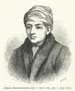 Regiomontanus , niemiecki matematyk i astronom Renesansu (grafika) autorstwa German School